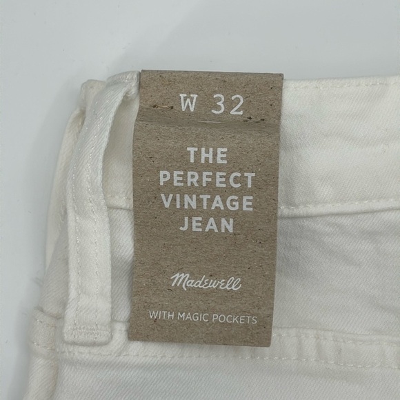 Madewell The Perfect Vintage Jean in True White size 32 NWT ND501 - Picture 7 of 13